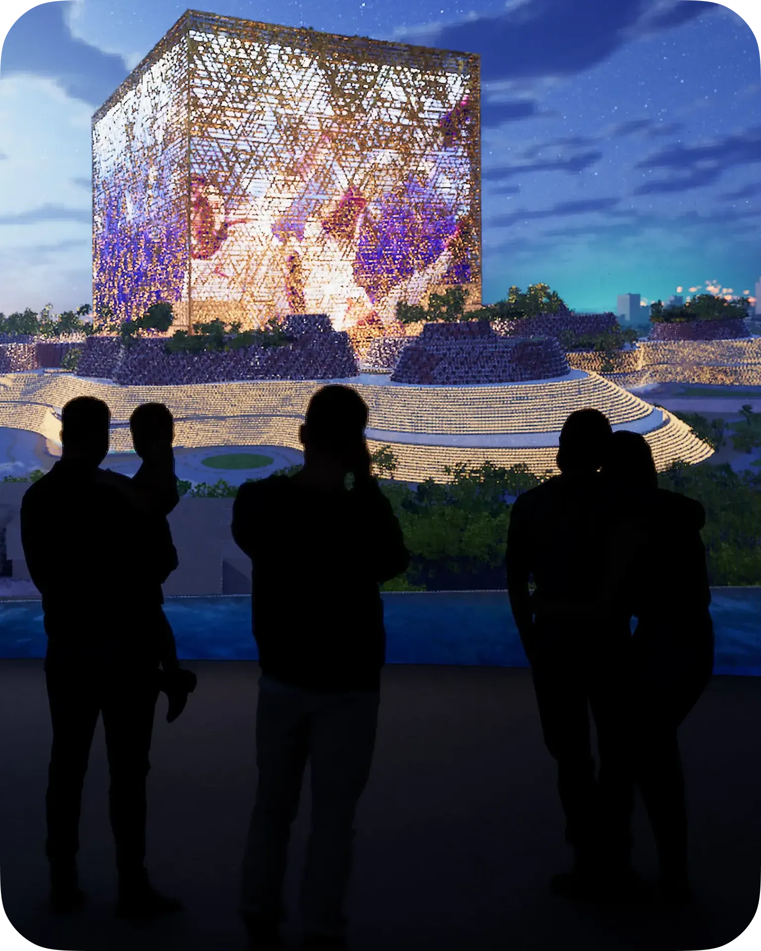 Digital twin of a macro-engineering project